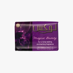صابون لوکس حاوی ترکیبی از عطر ارکیده سیاه و روغن سرو