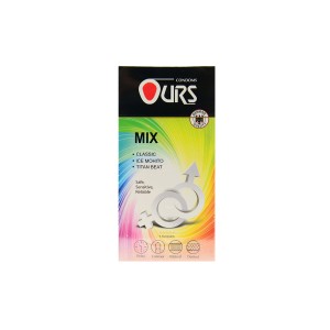 کاندوم تاخیری 12 عددی اورس (مدل Mix)