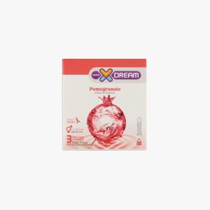 کاندوم ایکس دریم مدل Pomegranate بسته 3 عددی