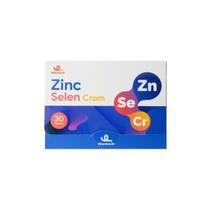 قرص زینک سلن کروم ویتامین لایف