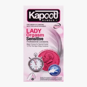 کاندوم کاپوت مدل Lady Orgasm بسته 12 عددی