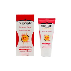 کرم ضدآفتاب و ضد چروک سان سیف (SPF50)