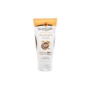 کرم ضدآفتاب و روشن کننده (SPF 50) بژ روشن سان سیف