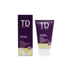 کرم ضدآفتاب و مرطوب‌کننده فاقد چربی توتال درم (SPF50)
