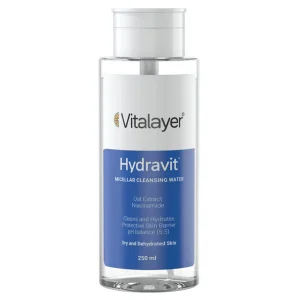 محلول پاک کننده آرایش پوست خشک ویتالیر (مدل Hydravit)