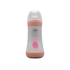 شیشه شیر دخترانه 240 میلی لیتری چیکو ( مدل Perfect 5)
