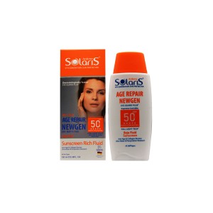 فلوئید ضدآفتاب و ضدچروک سطحی انواع پوست آردن سولاریس (SPF50)