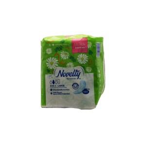 نوار بهداشتی بالدار بزرگ نازک کتانی سایز 2 ناولتی (8 عددی)