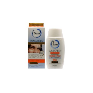 کرم ضد آفتاب فیزیکی دور چشم و صورت بدون رنگ پیکسل (SPF 35)