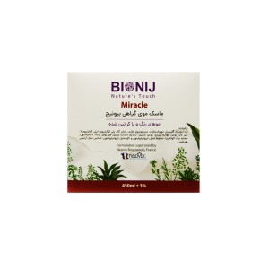 ماسک گیاهی موی رنگ شده و کراتین شده بیونیج ( Miracle)