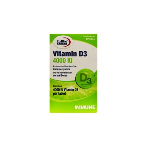 قرص ویتامین د3 4000 واحدی یوروویتال