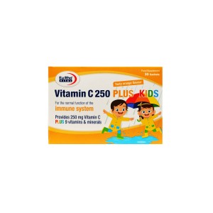 ساشه ویتامین ث 250 میلی گرم پلاس کیدز یوروویتال