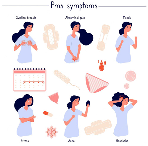 علائم PMS