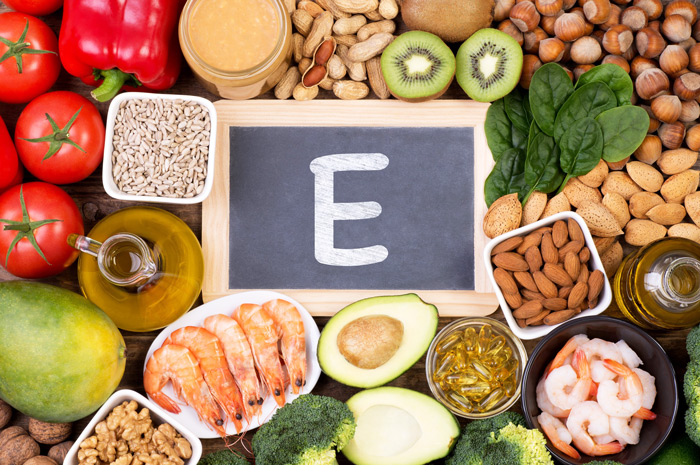 ویتامین E در مواد غذایی