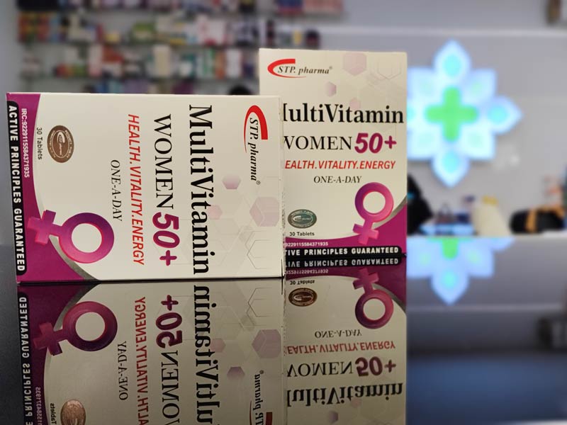 قرص مولتی ویتامین خانم های بالای 50 سال اس تی پی فارما