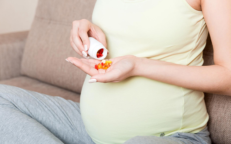 مصرف ویتامین های بارداری