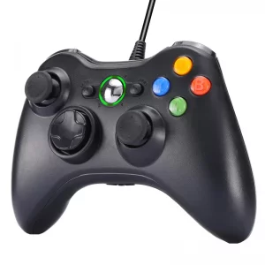 دسته بازی کامیپوتر سیم دار  طرح ایکس باکس 360 مدل  XBOX 360 HS-USB122