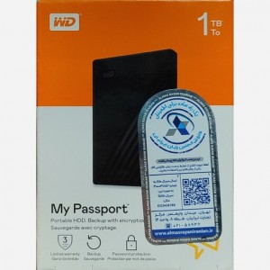 هارد اکسترنال وسترن دیجیتال گارانتی اصلی مدل My Passport ظرفیت 1 ترابایت