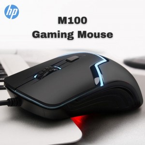 موس باسیم گیمینگ اچ پی مدل  HP m100 RGB