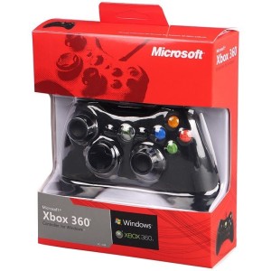دسته بازی اصلی Xbox 360 سیم دار | کنترلر حرفه‌ای مخصوص PC و Xbox