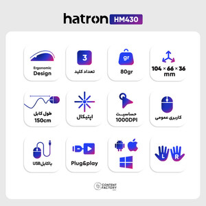 ماوس هترون مدل HM430SL