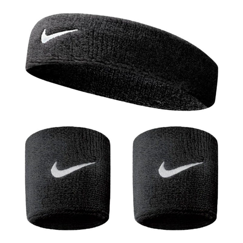 ست مچ بند و هدبند حوله ای نایکی مدل NIKE -NS5975.02 | مشکی