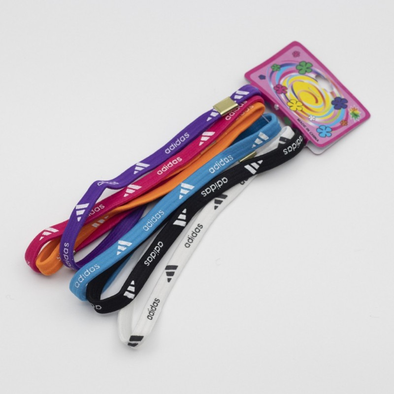 کش مو ورزشی آدیداس مدل هدبند | بسته 6 عددی | رنگی | ADIDAS