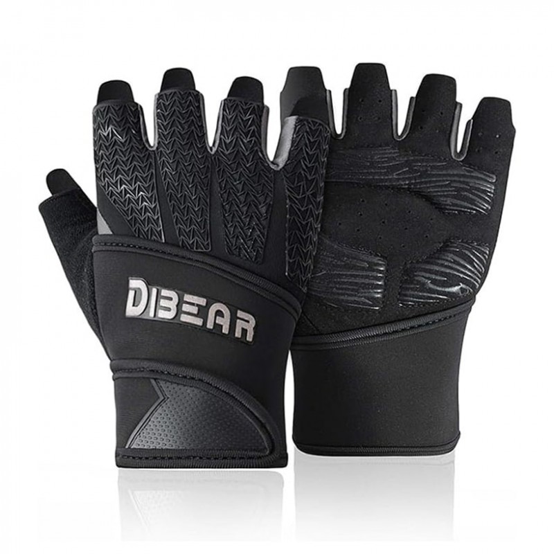 دستکش بدنسازی DIBEAR مدل professional2024 (اورجینال) | مشکی