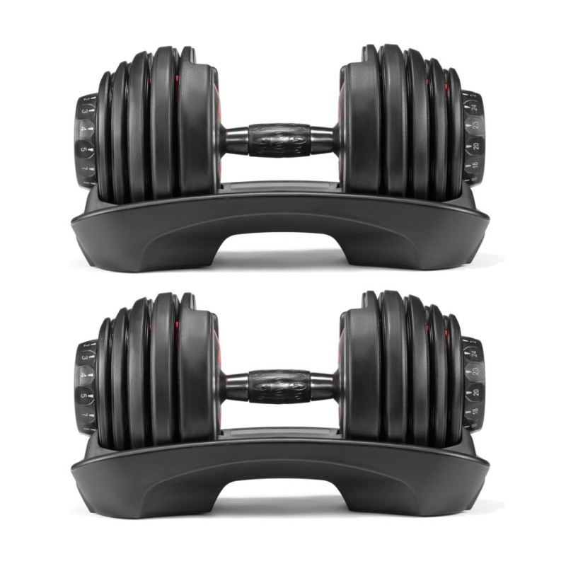 دمبل متغیر حرفه ای طرح بوفلکس مدل BowFlex SelectTech dumbbell BF552i | مستر کوالیتی