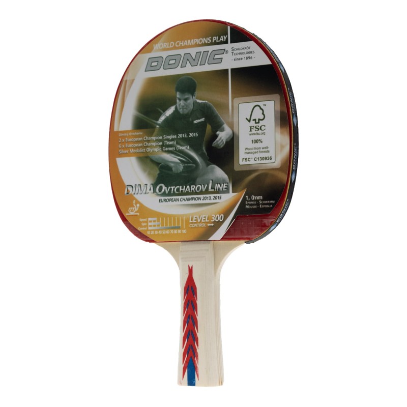 راکت پینگ پنگ دونیک مدل DONIC DIMA Ovtcharov Line OLK-300 | لول 300