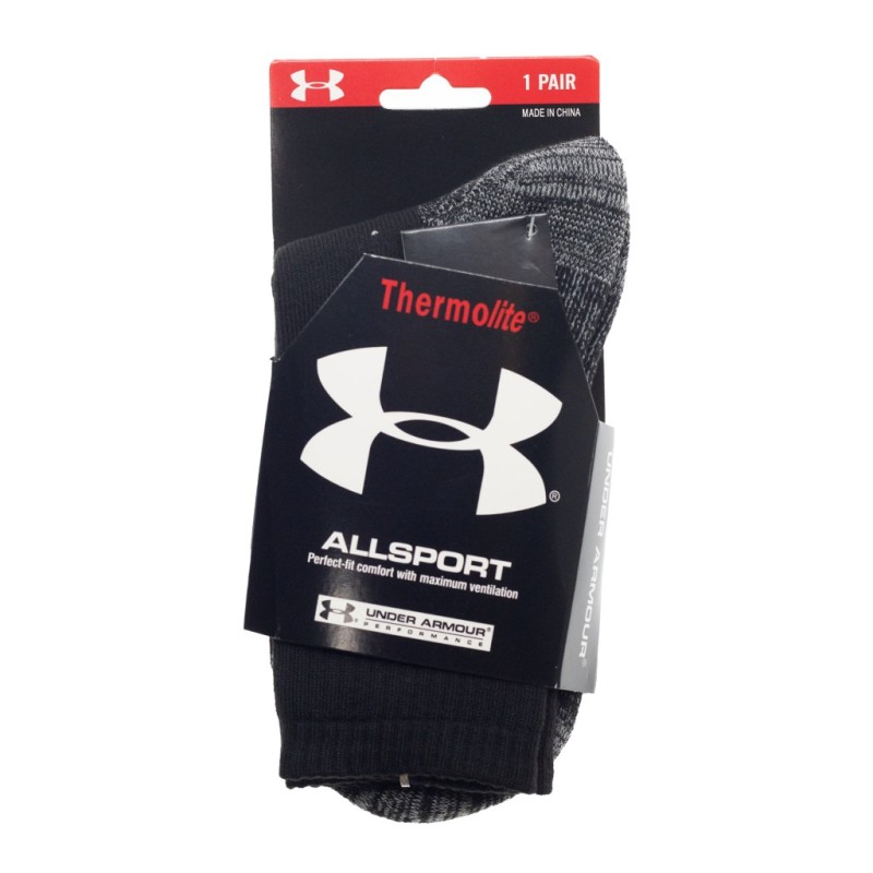 جوراب ورزشی ساق بلند حوله ای آندرارمور مدل UAS-D59751 | ساخت تایلند