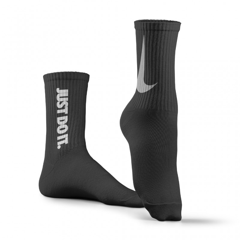 جوراب بسکتبال ساق بلند کف حوله ای نایکی مدل NSH-190 | وارداتی | مشکی