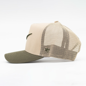 کلاه کپ نایکی مدل NIKE-CAP-NC-206467 | مستر کوالیتی | کرم/سبز