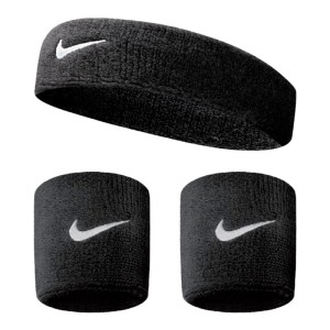 ست مچ بند و هدبند حوله ای نایکی مدل NIKE -NS5975.02 | مشکی