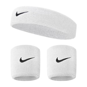 ست مچ بند و هدبند حوله ای نایکی مدل NIKE -NS5975.01 | سفید