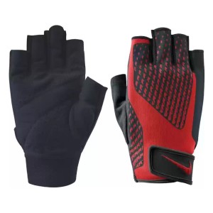 دستکش بدنسازی مردانه نایکی مدل CORE LOCK TRAINING | مشکی/نارنجی