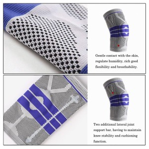 ست زانوبند طبی آتل دار حرفه ای مدل CHAOBALONG KNEE SUPPORT 9510 | دو عددی | اورجینال