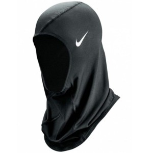 مقنعه حجاب ورزشی نایکی مدل نخ پلی استر | مشکی