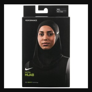 مقنعه حجاب ورزشی نایکی مدل نخ پلی استر | سفید