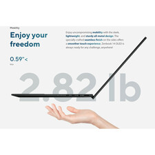 لپ تاپ ایسوس مدل ZenBook 14 OLED Q415MA-U5512-Core Ultra 5 125H-8GB LPDDR5-512GB SSD-Touch