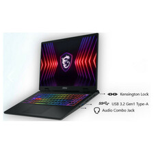 لپ تاپ  ام اس آی مدل Sword 16 HX B13VGKG-i7 13700HX-32GB DDR5-1TB SSD-RTX4070-FHD