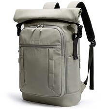 کوله پشتی خاکستری لپ تاپ 15.6 اینچ با ظرفیت بزرگ 25 لیتر بنج