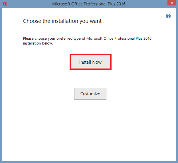 گزینه  Install Now را انتخاب کنید