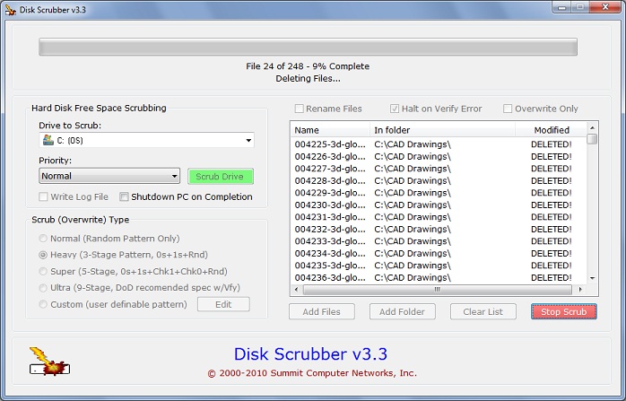 Hard Disk Scrubber