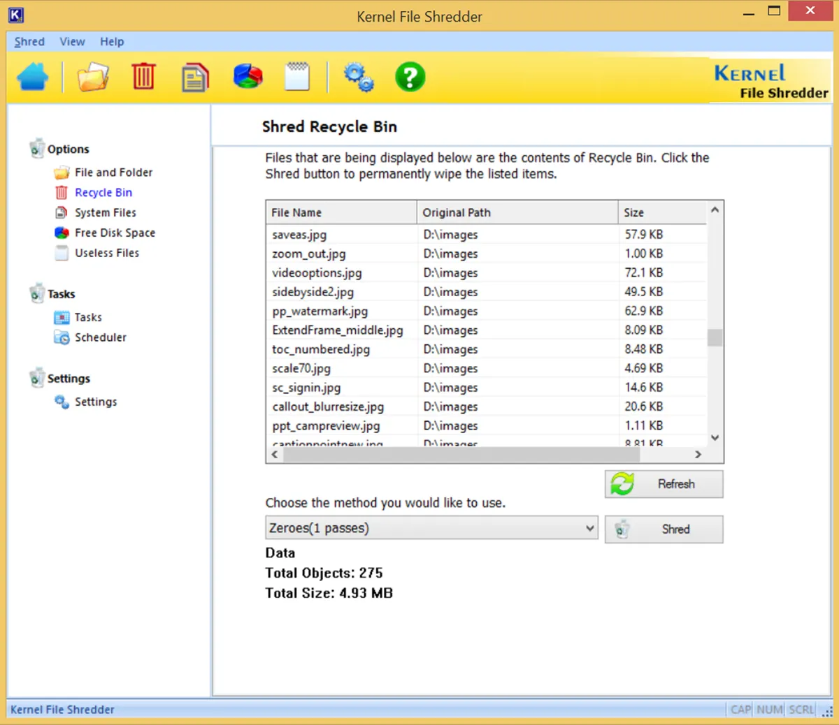 Kernel File Shredder