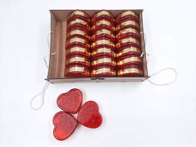 شکلات قلبی کوچک بسته 24عددی مدل 0319