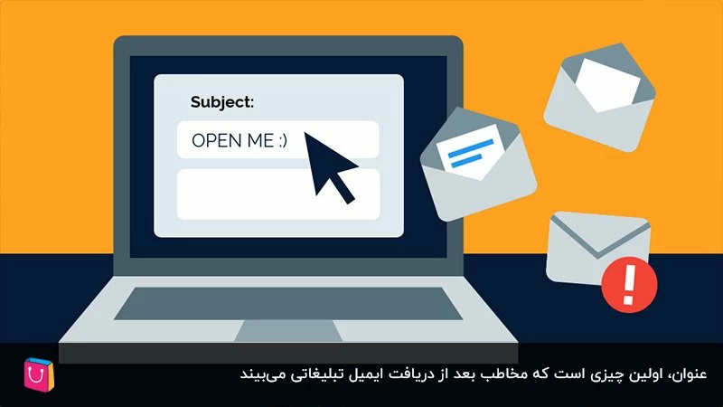 اهمیت انتخاب موضوع جذاب برای ایمیل تبلیغاتی