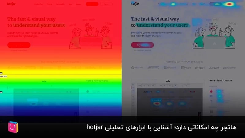 هاتجر چه امکاناتی دارد؛ آشنایی با ابزارهای تحلیلی hotjar