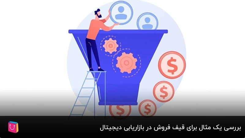 بررسی یک مثال برای قیف فروش در بازاریابی دیجیتال