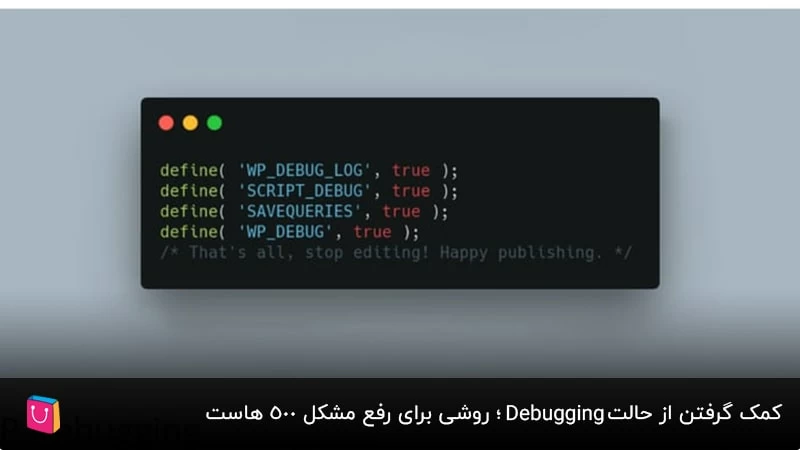  کمک گرفتن از حالت Debugging؛ روشی برای رفع مشکل 500 هاست